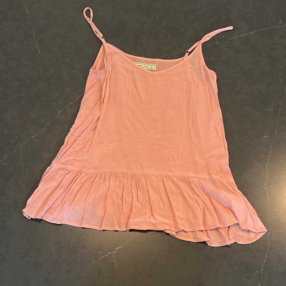 light pink flowy tank top